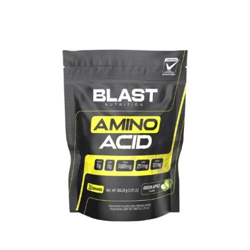 Aminoacidos BCAA + Electrolitos Blast Manzana Verde de 586 g