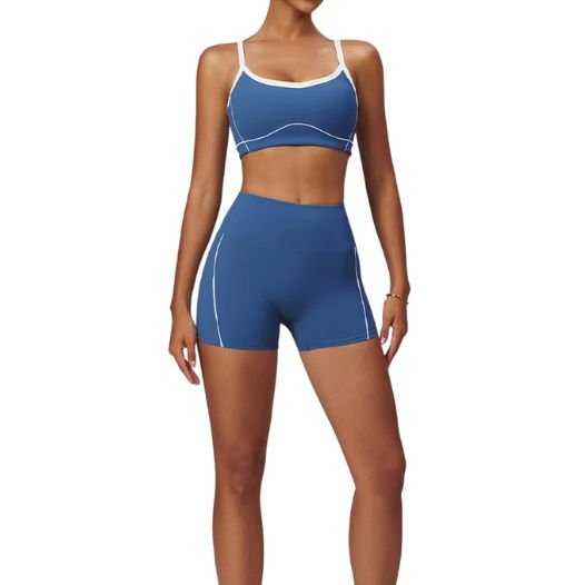 Conjunto Bloom Top y Short Azul S